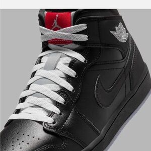 Nike Air Jordan Black and Gray Youth Sneakers